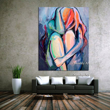 Load image into Gallery viewer, Modern Abstract Figure Wall Art Canvas Wall Oil Painting
