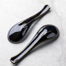 Load image into Gallery viewer, Japanese Style Ceramic Soup Spoons (4 Pcs Set)

