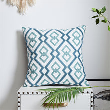 Load image into Gallery viewer, Mediterranean Cotton Canvas Pillow Collection
