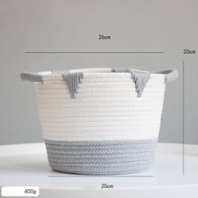 Load image into Gallery viewer, Classic Rope Woven Style Basket Storage Container
