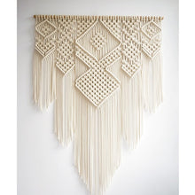 Load image into Gallery viewer, Boho Hand Woven Macrame Wall Hanging Tapestry

