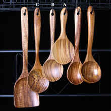 Load image into Gallery viewer, Natural Wood Kitchen Utensils/Collection
