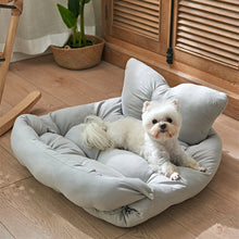 Load image into Gallery viewer, Luxe Plush Multifunctional Pet Mattress &amp; Bed With Cute Bow
