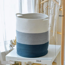 Load image into Gallery viewer, Gradient Cotton Rope Baskets
