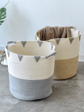 Load image into Gallery viewer, Classic Rope Woven Style Basket Storage Container
