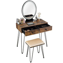Load image into Gallery viewer, Makeup Vanity Dressing Table With 3 Lighting Modes
