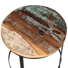 Load image into Gallery viewer, Round Reclaimed Wood Rustic Nesting Coffee Tables

