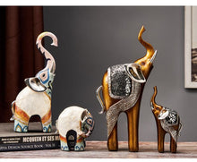 Load image into Gallery viewer, Artful Elephant Shell &amp; Resin Sculpture Statue Figurine
