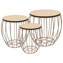 Load image into Gallery viewer, 3 Piece Boho Coffee Tables Set
