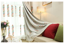 Load image into Gallery viewer, Embroidered Boho Linen Curtains
