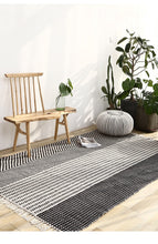 Load image into Gallery viewer, Boho Striped Nordic Moroccan Tassel Area Rug
